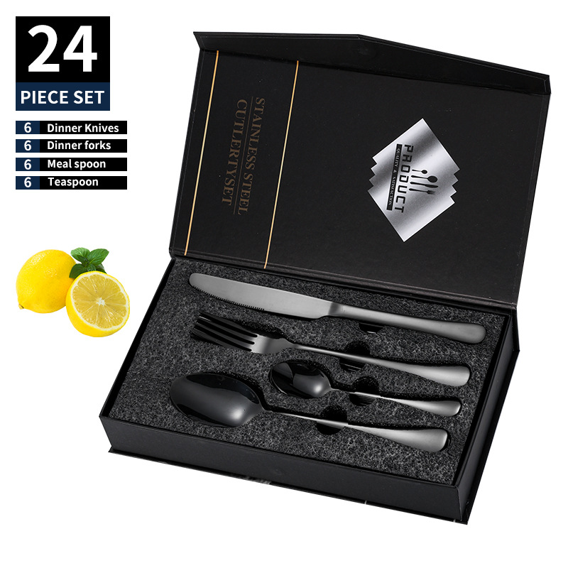 24개 세트 블랙 [간단한 작은 선물 상자]