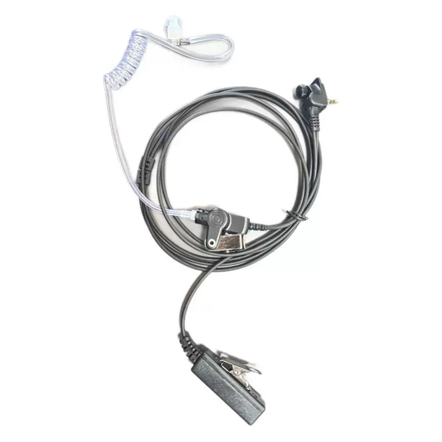 (2개) MTH800 워키 토키 에어 아일랜드 튜브 이어 후크 헤드셋 모토로라 MTP850 핸드 헬드 워키 토키 2.5M 호환