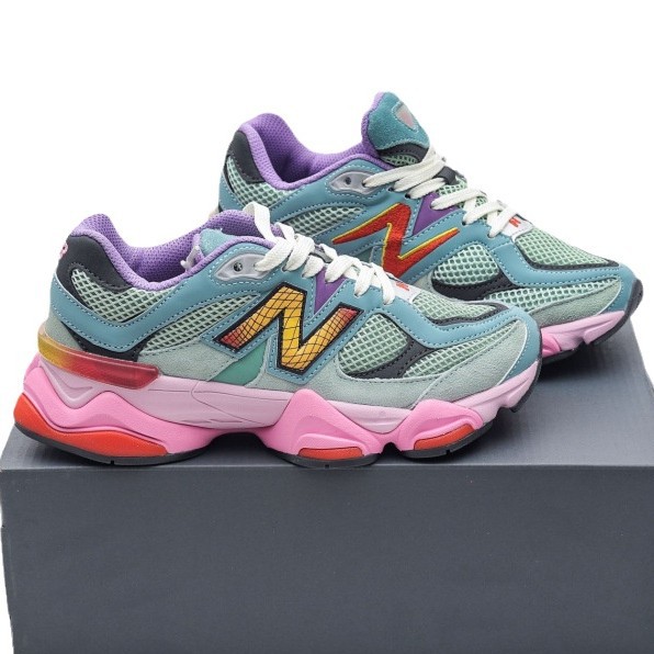 Cross-Border Nb9060 Xiaohongshu Ins Pure Original Sports Shoes Millennium Elephant Hoof Thick-Soled Dad Shoes Running Shoes Trbottomy Shoes