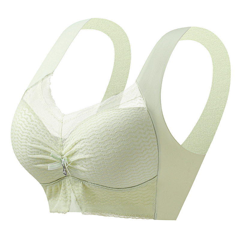Ropa interior de encaje sin costuras sin sujetador de copa fija sin anillo de acero