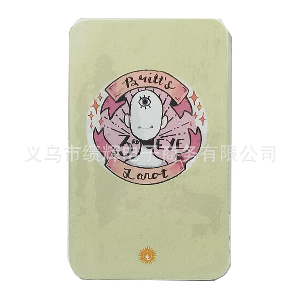 Caja de hierro inglés TARJETA DE Tarot giling Craft Tarot Cards actualizado Oracle Card tablero de papel recubierto tarjeta de juego