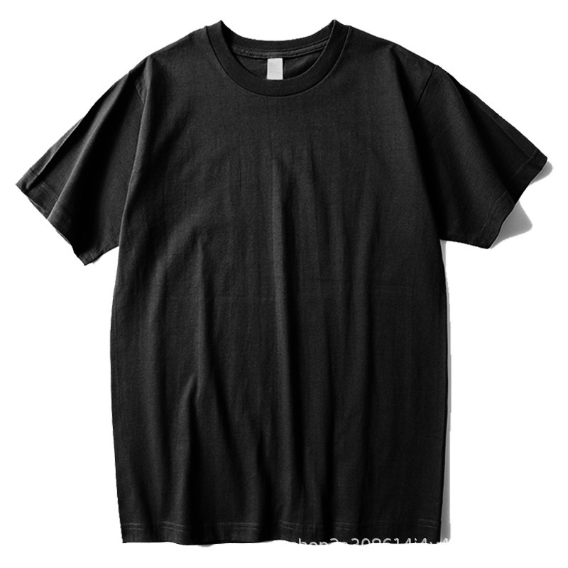 アメリカ式210g重ポンド純綿半袖tシャツ男性丸首ゆるい男性純白シャツ2022新型春|undefined