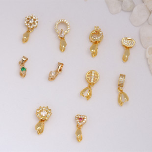 18k�����A�۵��� ��ʯ�� ���ӿ� DIY����������ˮ���朿���