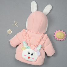 网红童装女小童棉衣冬装加厚外套女宝宝洋气棉袄外出服小女孩棉服