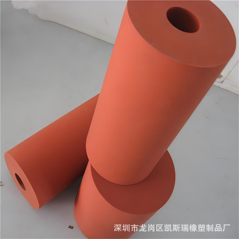 珠海 进口耐高温胶轮 佛山 热转印硅胶辊 耐温350度硬度30-90度