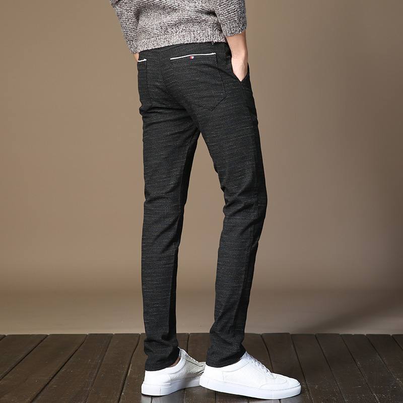 2024 primavera nuevos pantalones largos ocasionales de los hombres de moda de Corea Delgado recto de negocios de primavera y otoño pantalones de traje de verano Pantalones delgados