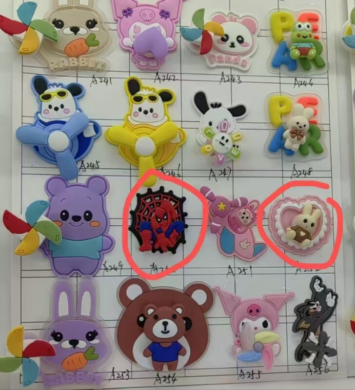 2024 Eva Plastic Hot Wheels Cartoon Shoe Charms Rotating Bag Accessories New Bear Backpack Stickers 2024 Eva Plastic Hot Wheels Cartoon Shoe Charms Rotating Bag Accessories New Bear Backpack Stickers