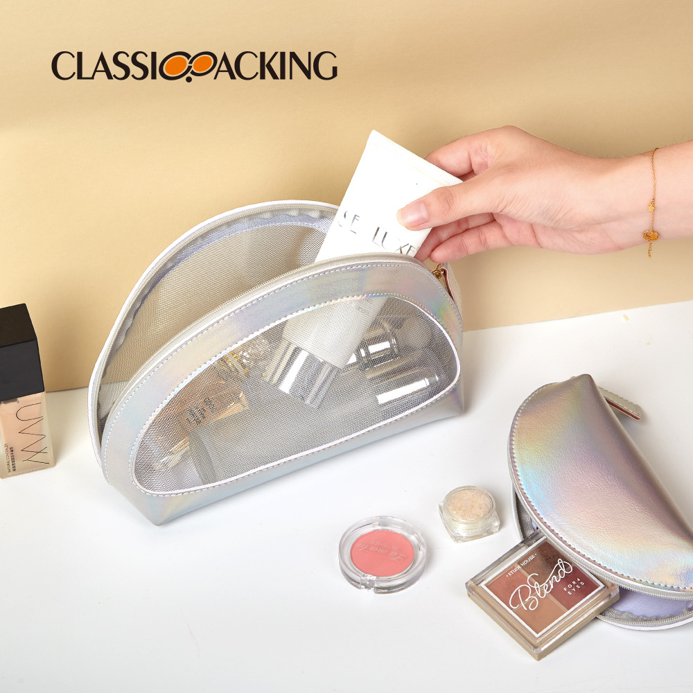 Luz de moda de lujo de gran tamaño pequeño Madre y niño bolsa de cosméticos material de malla suministros de belleza bolsa de almacenamiento bolsa de Lavado especial del hotel