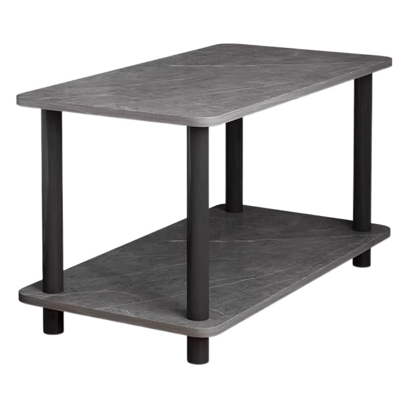 Mesa de té simple y moderna sala de estar casera doble sofá lado cuadrado dormitorio simple estante de cabezal de cama