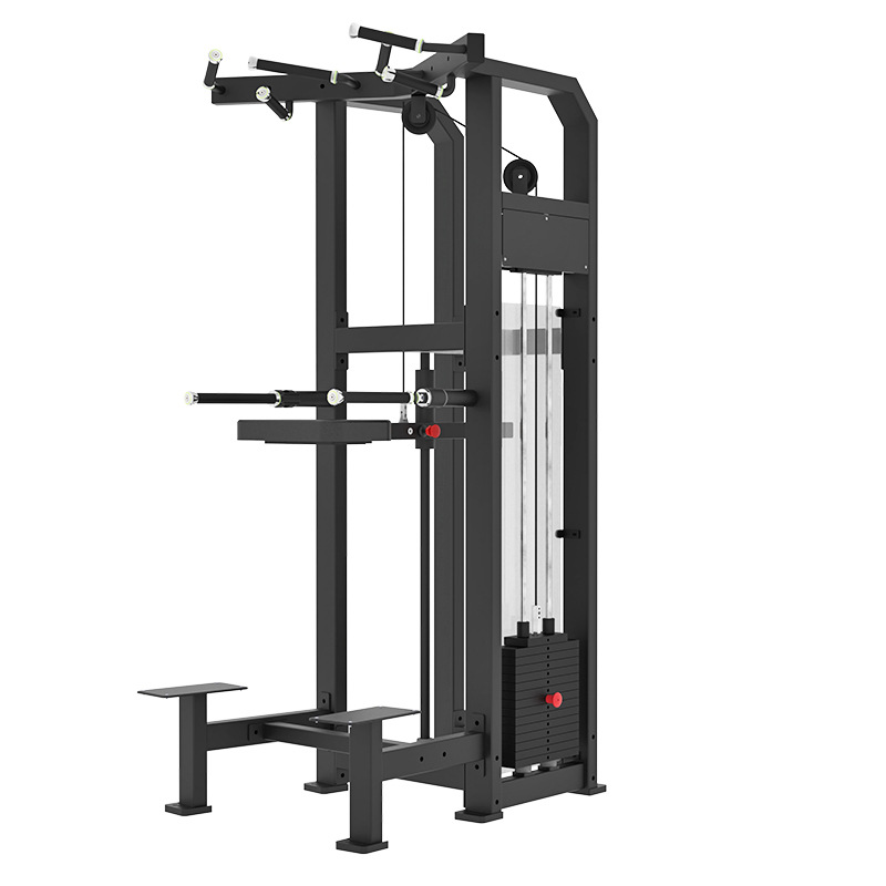 Equipo de fitness Hummer, marco de sentadillas profundas, dispositivo de entrenamiento de máquina de remo de aves en posición alta, conjunto completo de equipo de fuerza de gimnasio