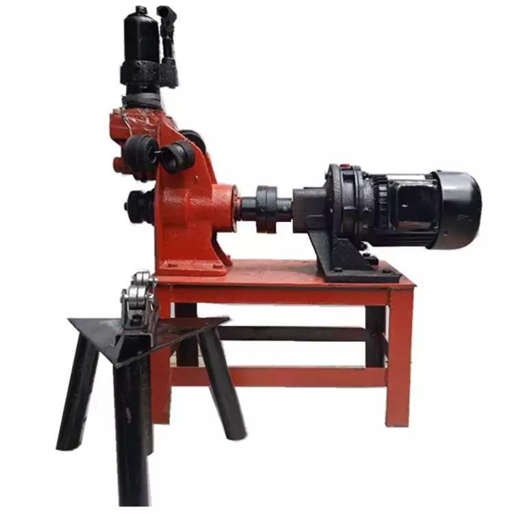 Máquina de rodadura de tubería de acero de grado industrial Máquina de ranura eléctrica de tubería contra incendios Máquina de ranura de tubería galvanizada Posicionamiento preciso y estable