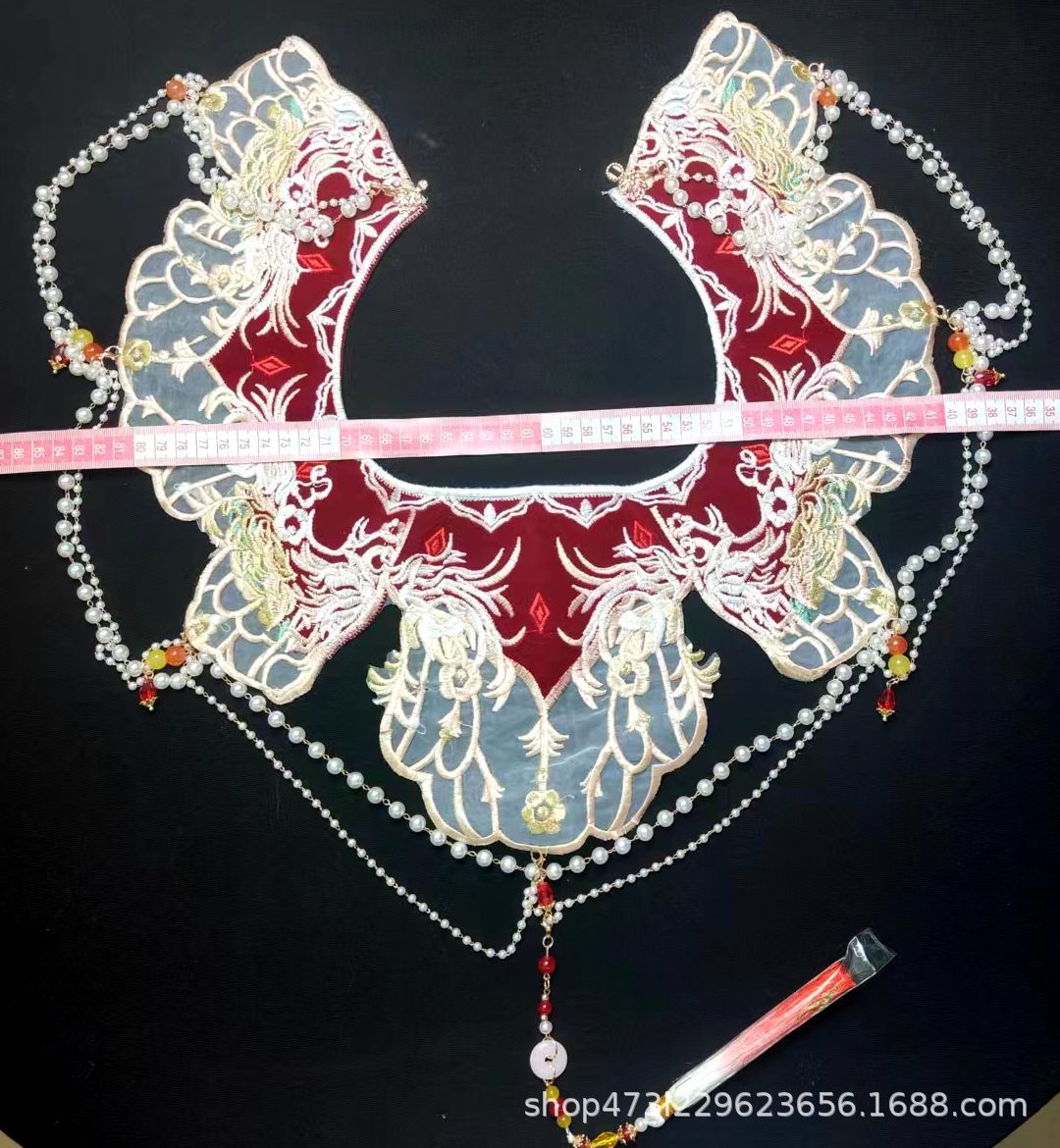 y领刺绣成人汉服女国风明制云肩交领长衫超仙齐腰襦裙春夏日常E18