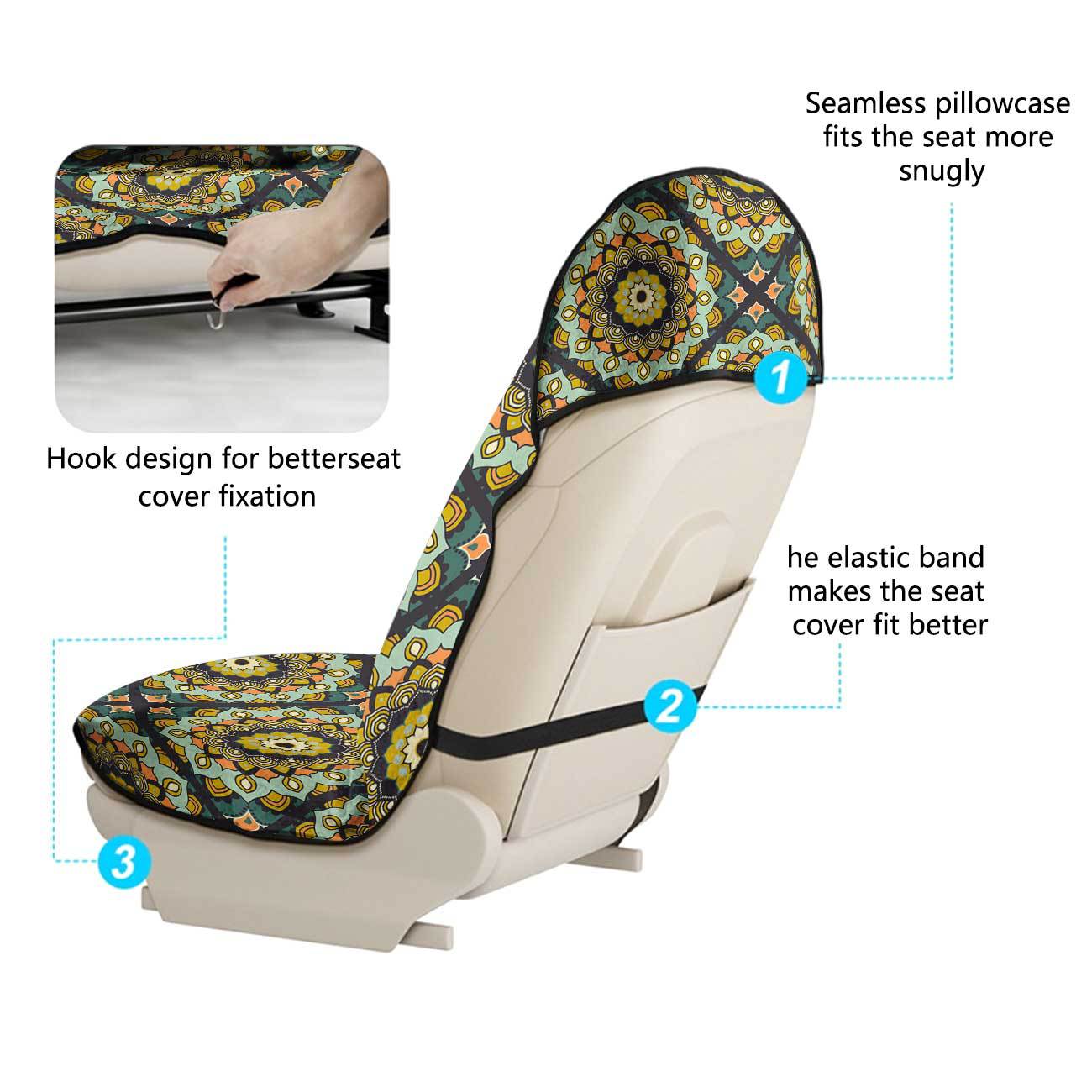 Car seat towel cover front seat protector suitable for gym and exercise, universal for all seasons, car use 76