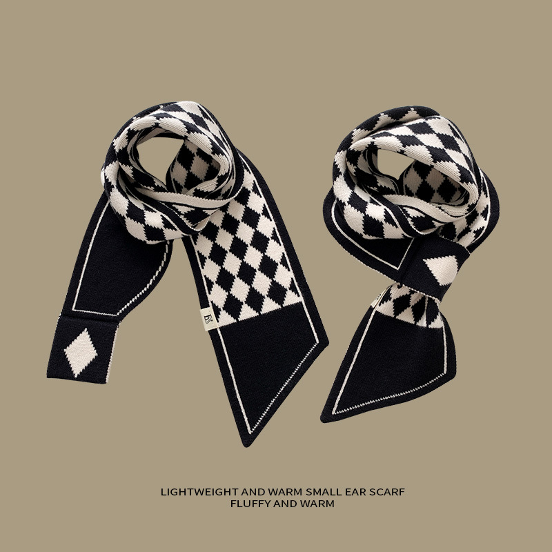 다이아몬드 그리드 [블랙 베이지]