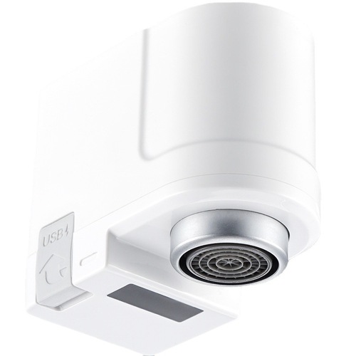 Xiaoda induction water saver kitchen home bathroom smart charging bubble water valve our home splash-proof infrared faucet