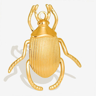 304 stainless steel insect series beetle pendant personalized innovative necklace pendant handmade diy jewelry accessories