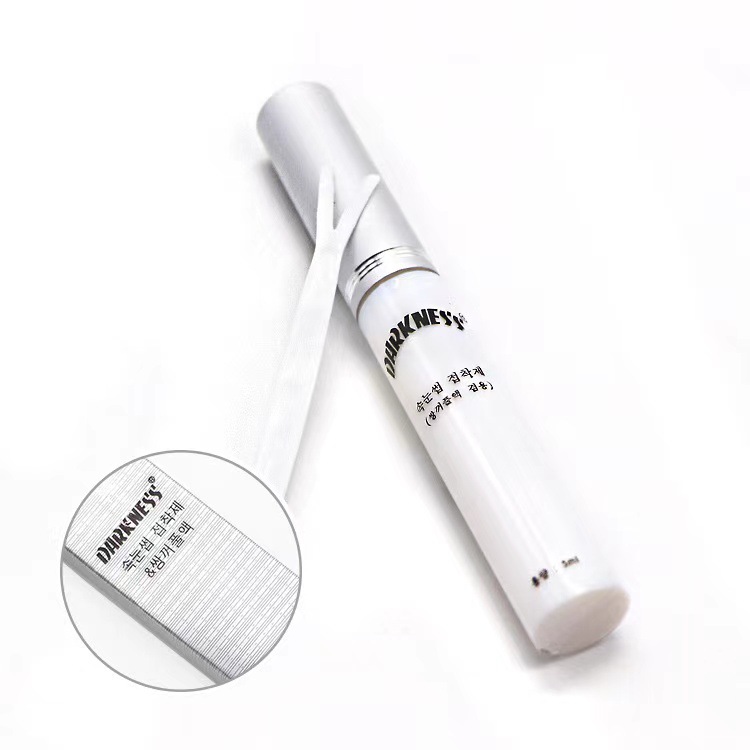 Blanco 5ml de pegamento de pestañas postizas Procesamiento de fábrica pegamento de pestañas pegamento de doble párpado