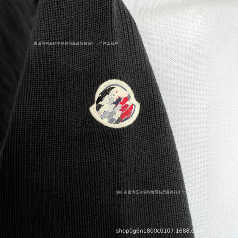 欧洲站外贸新款M家针织拼接羽绒服 现货立领休闲时尚男女同款外套|undefined