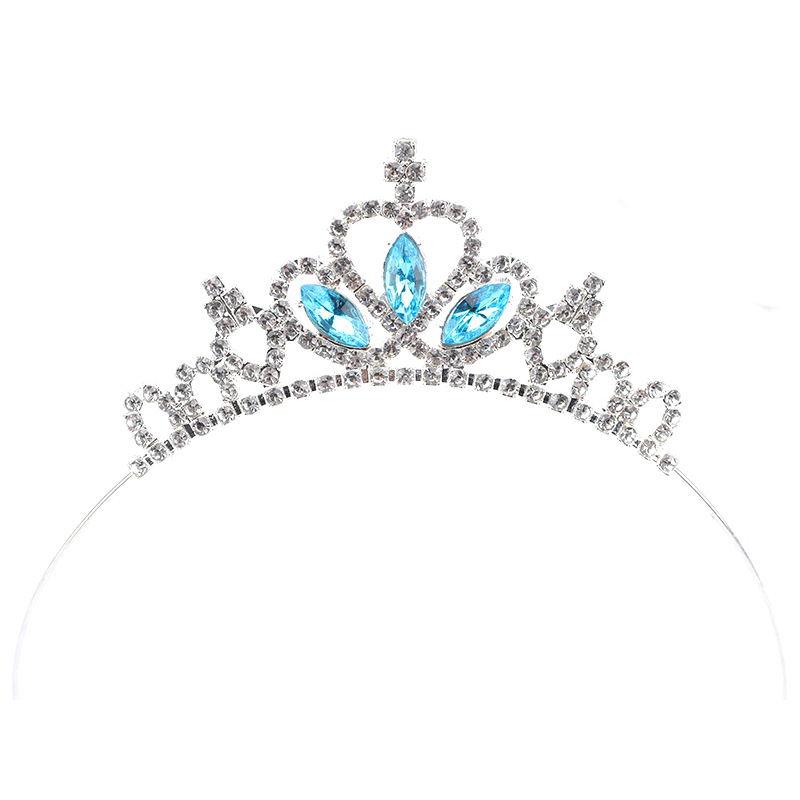 Nuevo frozen princesa mismo estilo corona Aisha aleación tocado Regalo de Cumpleaños accesorios para el cabello corona de niña