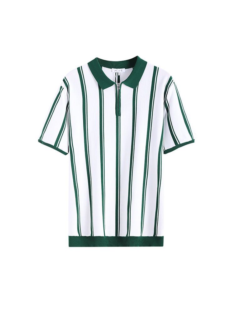 Personalizado comercio exterior transfronterizo polo hombre estilo de moda de alta calidad camiseta de jersey de hielo hombre camiseta de manga corta hombre