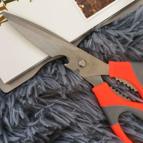 Multifunctional stainless steel household kitchen scissors chicken bone scissors barbecue powerful barbecue tools food scissors food scissors