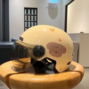[Free Shipping] National Standard 3C Certified Electric Vehicle Helmet, Cute Safety Helmet for Men and Women, Universal Sun Protection Motorcycle for All Seasons