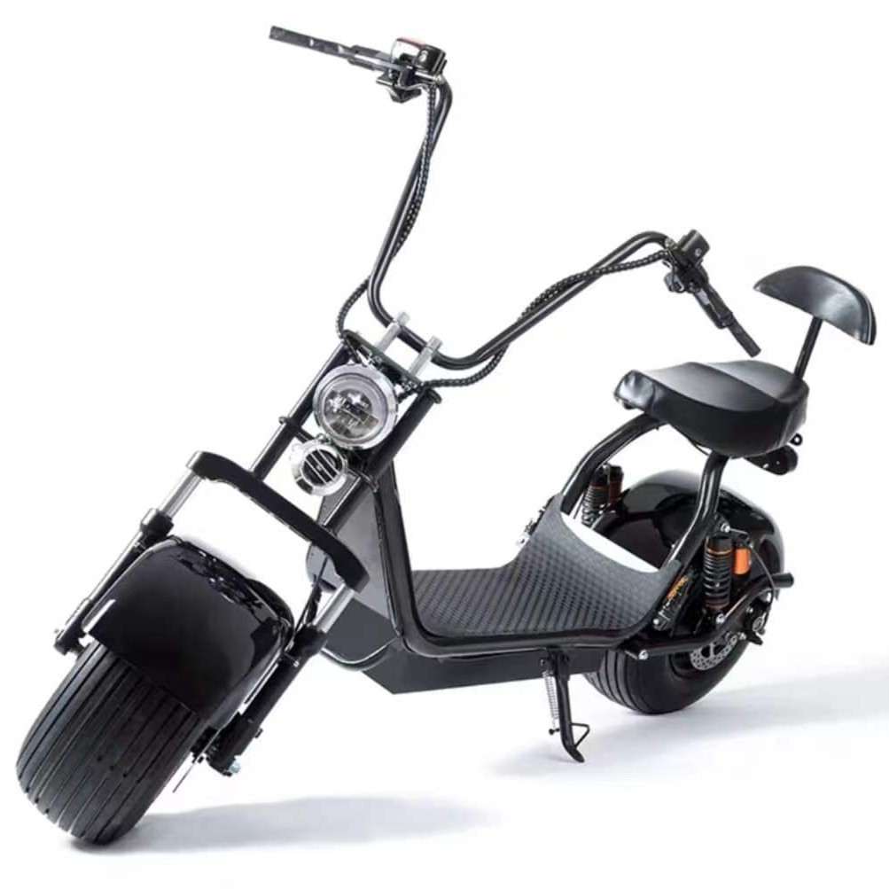 X8 Harley Electric Scooter Casual Scooter de dos ruedas con neumáticos anchos de litio eléctrico