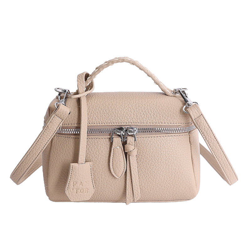 Bolso de mujer 2026 nueva tendencia texturizada bolso cuadrado transfronterizo simple versátil bolso retrógrado mochila de hombro