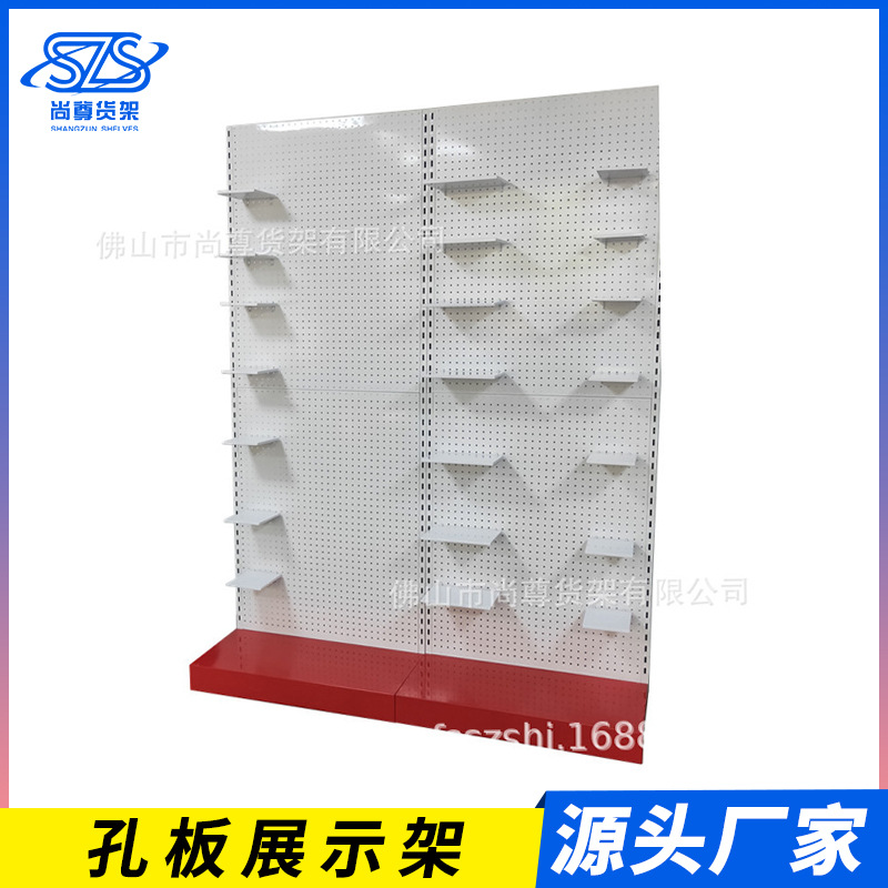 金属洞洞板组合展示架 汽车配件用品展架 汽车工具展示货架 厂家