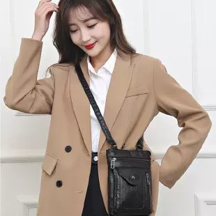 包包女斜挎新款质感单肩包手机包软皮洋气欧美风成熟时尚复古小包