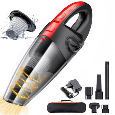 cleaner wireless charging car wet: Tozsoranlar - black-and-red-european-standard-plus-bag-filter