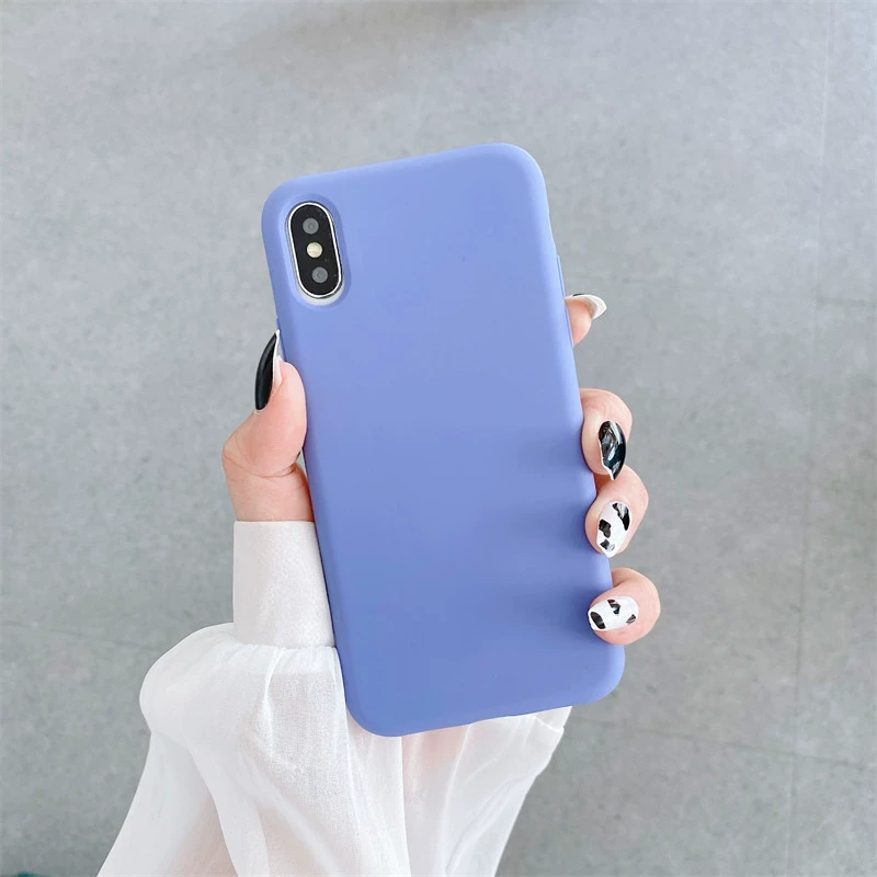 Яблоко, совместимый силиконовый чехол для телефона, матовый iPhone 12, iPhone12 Pro, iphone, 11