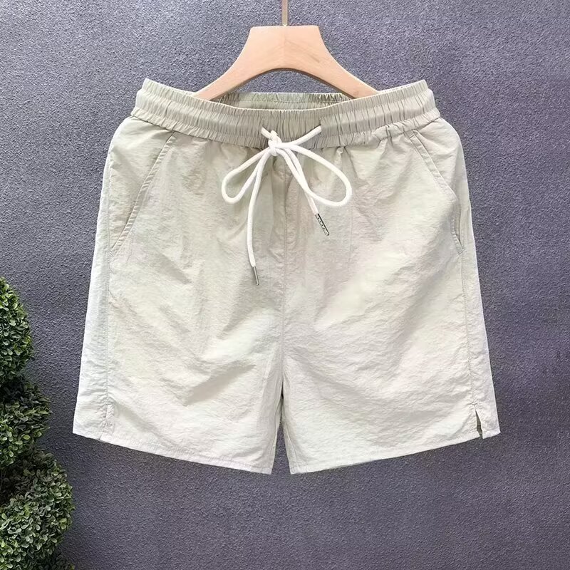 Men's Quick-Dry Cooling Shorts – Lightweight & Breathable 5-Inch Casual Shorts For Summer (M-4xl) – Grey, Black, Green & Beige_voghion.com