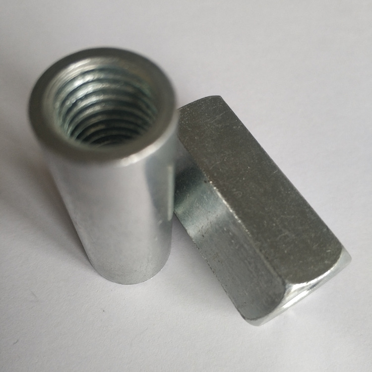 厂家供应生产加工圆螺母 六角形加镀锌美制长螺母5/8*21*54螺帽