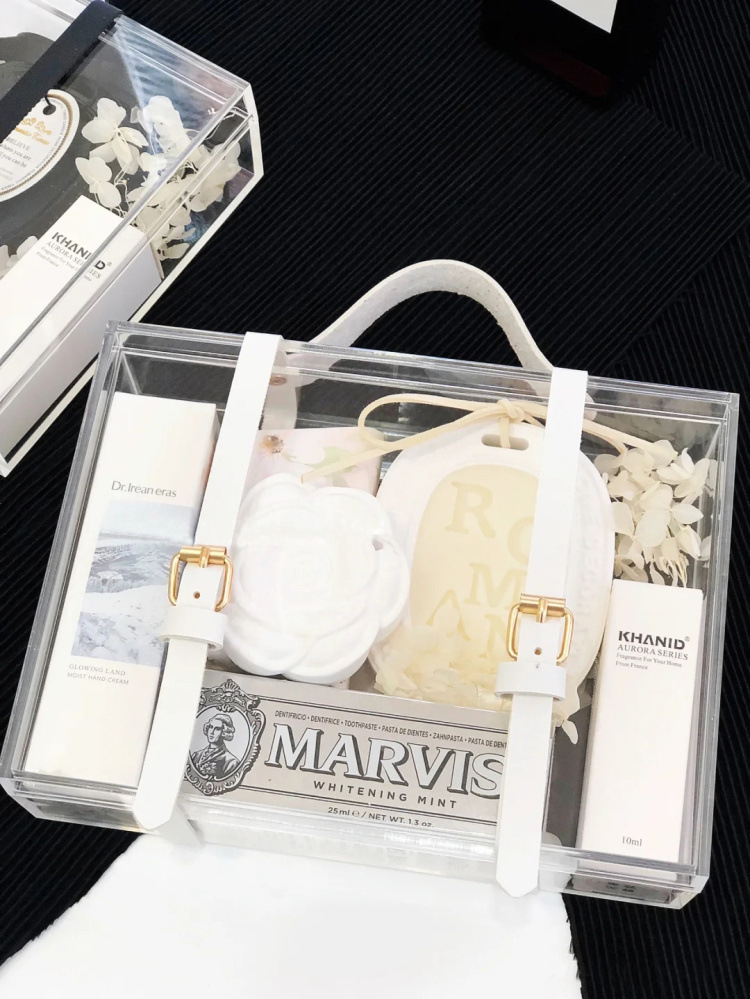 高端亚克力伴手礼个性皮带生日礼盒女神节结婚礼伴娘伴郎回礼盒