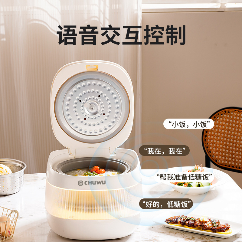 新しい音声透明発光炊飯器 2 〜 3 人家庭用米スープ分離 3L 多機能炊飯器|undefined