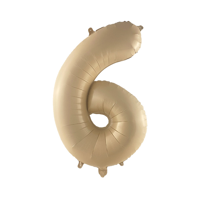 Versión americana verde digital flotante vacío globo de película de aluminio 32 pulgadas oro medio globo digital 34 pulgadas globo decoración al por mayor