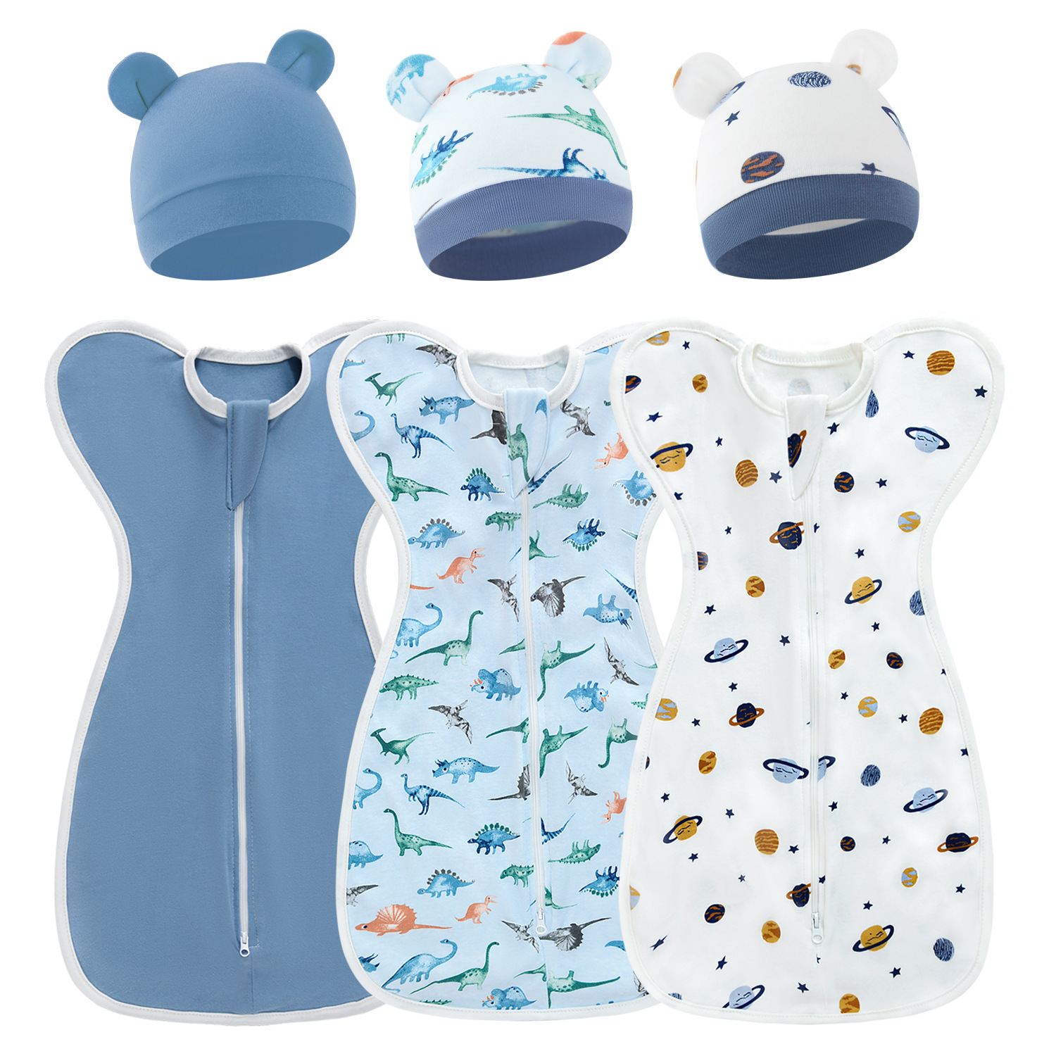 Spring and Autumn Summer Baby Sleeping Swaddling Four Seasons Universal Newborn Baby Surrender Anti-Scare Bear Sleeping Bag Factory