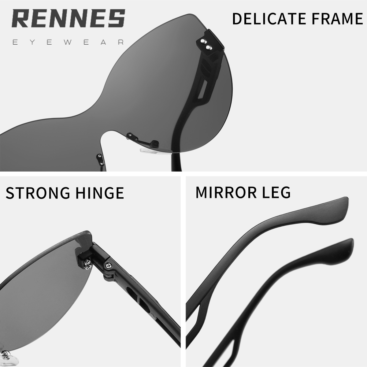 2024 nueva película marina para niños, película sin marco, uso de viajes, gafas de sol, gafas de moda de mariposa personalizadas