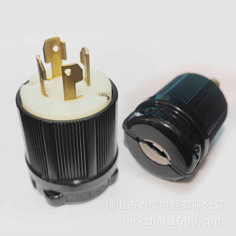 RK-4322N三相四线工业插头,30A日本电机代替插头,AMERICAN DENKI