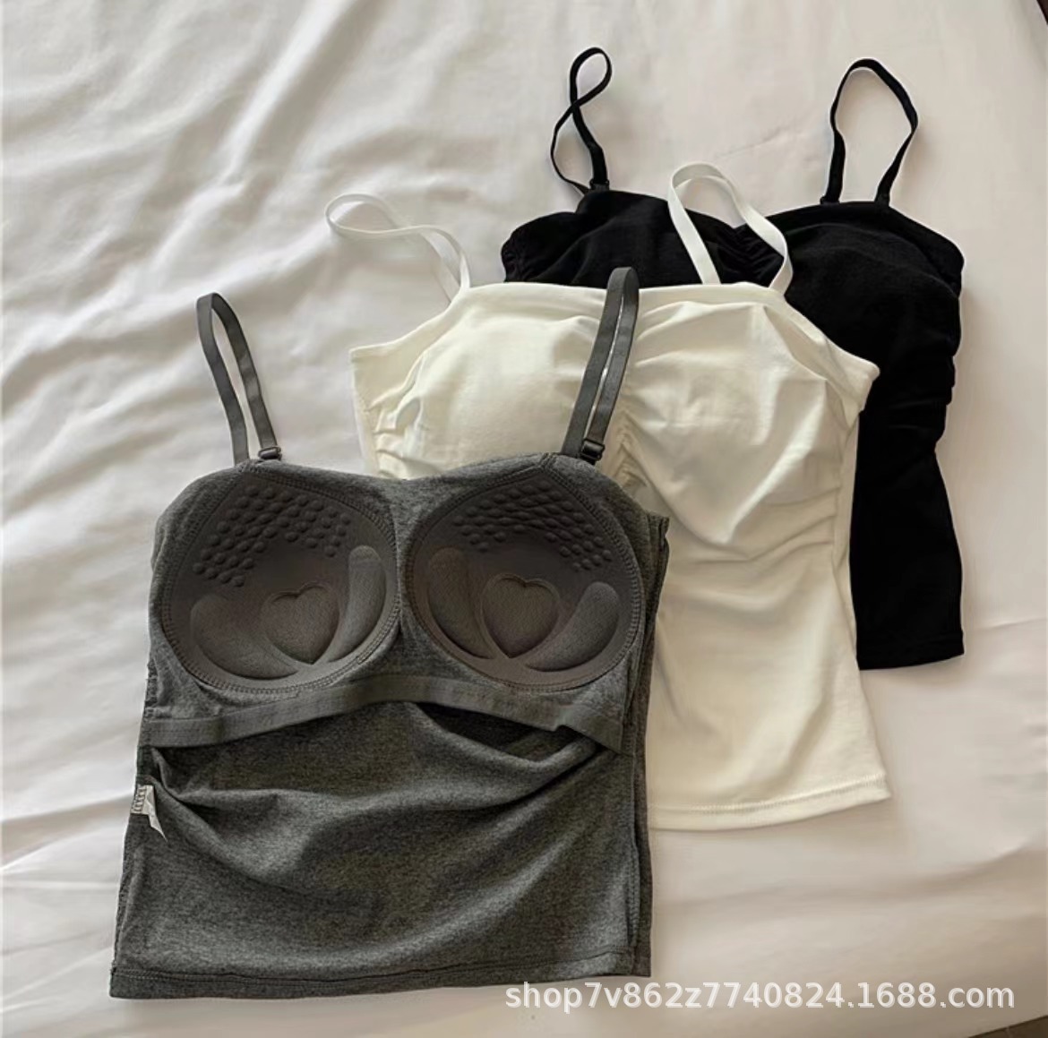 White top with cups