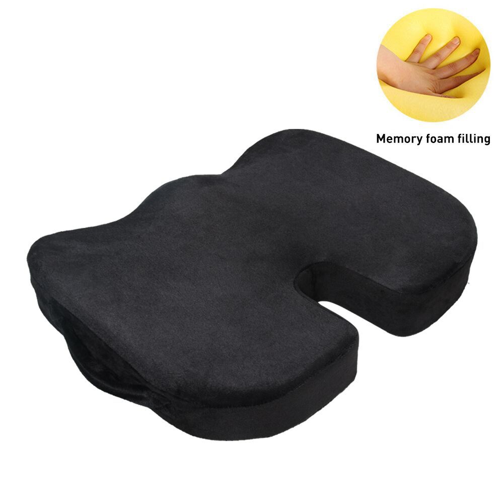 Cojín de espuma viscoelástica de rebote lento más vendido de Amazon, cojín para silla de oficina, cojín para asiento de coche