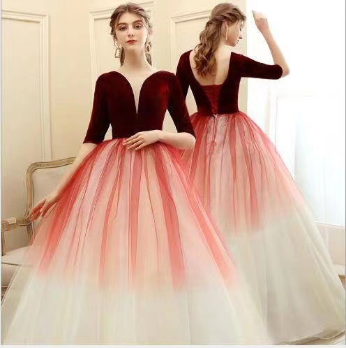 Vestido de noche para banquete 2026, nuevo estilo, lujo ligero, reunión anual, cumpleaños, alta gama, elegante, vestido de anfitriona para mujer