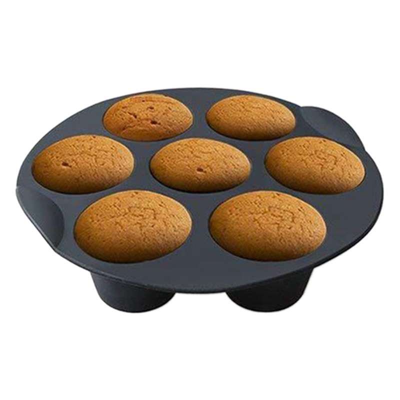 Accesorios de la freidora de aire 6/7 pulgadas traje hornear cesta parrilla adecuado para 10 piezas kit 3.2QT-5.8QT hornear