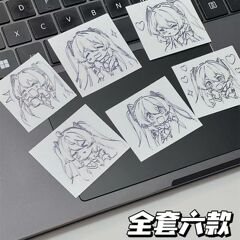 初音ミクアニメ周辺金属ステッカー個性装飾ステッカー防水高級携帯電話イヤホンノート装飾