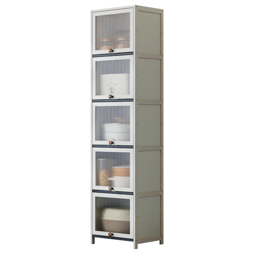 Dining cabinet, storage cabinet, kitchen shelf, gap storage cabinet, wine cabinet, tea narrow side cabinet, living room, modern and simple