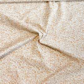 泡泡纱布料数码印花韩版ins花布羽绒服面料棉衣面料防水