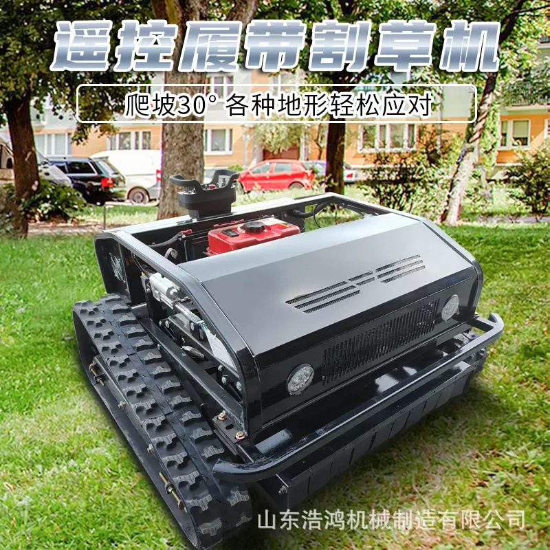 工厂定制遥控小型割草机符合EPA欧五的履带小型割草机农用碎草机