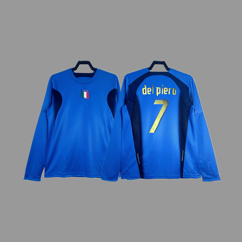 レトロジャージサッカーユニフォームイタリアユニフォームマルディーニバッジョピエロトッティカンナバロジャージ|undefined
