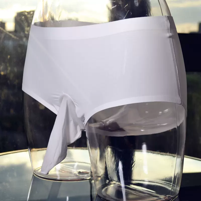 小红娘男士冰丝内裤U凸超薄无痕大码三角裤性感男青年透气舒适